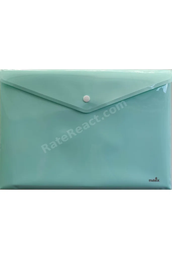 A4 Çıtçıtlı Zarf Dosya 5 Renk Pastel Renkler