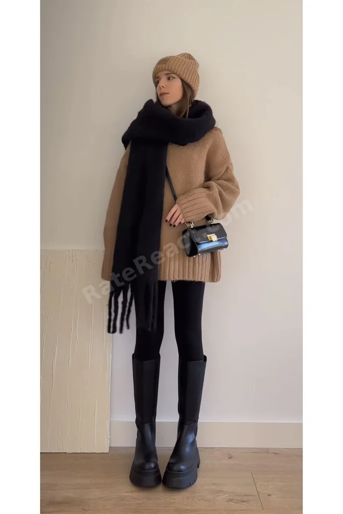 Siyah Atkı Yumuşak Dokulu Omuz Şalı