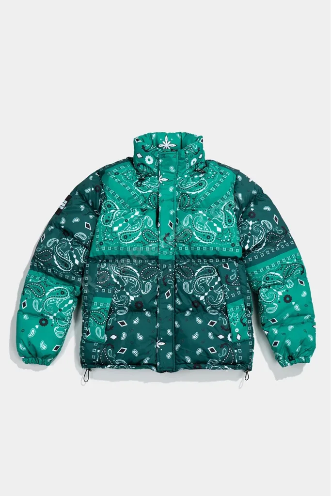 Urban Paisley Erkek Puffer Mont Ceket NF0503YS