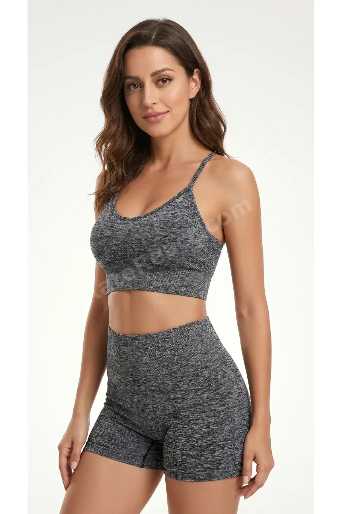 PAW Luna Shorts | Seamless Toparlayıcı Yüksek Bel Kadın Spor Şort (Büzgülü Spor Şort, Fitness&GYM)