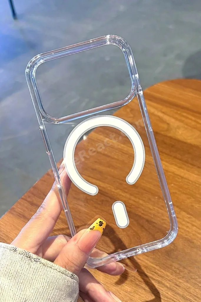 Apple İphone 17 PRO MAX Uyumlu Şeffaf MagSafe Kılıf Darbe Emici Silikon, Kamera Korumalı, Manyetik