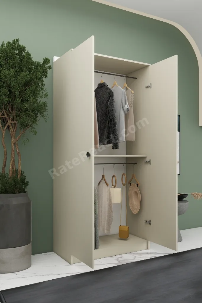 2 Kapaklı 2 Askılı Mega Elbise Dolabı Gezgin İMB065