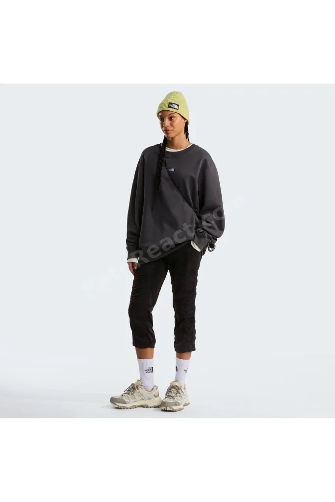 U ESSENTIAL LIGHT RELAXED CREW Unisex Sweatshirt NF0A8GQCRHI1 Gri-XL