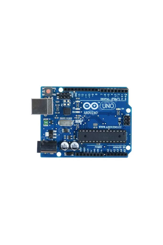 Arduino Uno R3 Klon Geliştirme Kartı (DIP / Soketli Versiyon) + USB Bağlantı Kablosu Seti
