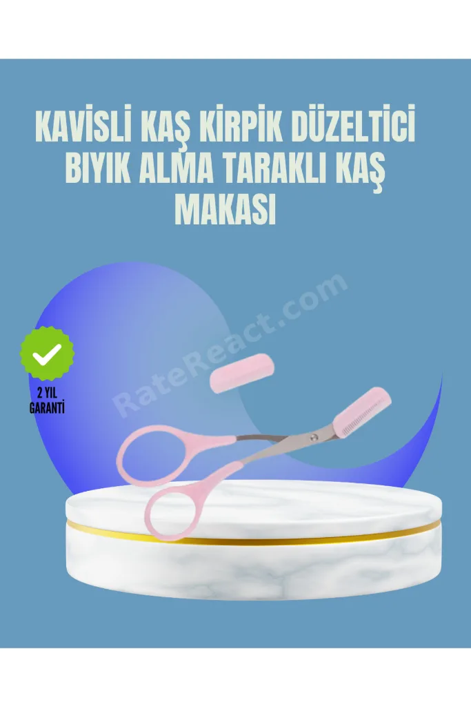 SEMEGLBL Tarak ve Fırça Başlıklı Kaş (153323) Şekillirme Makası