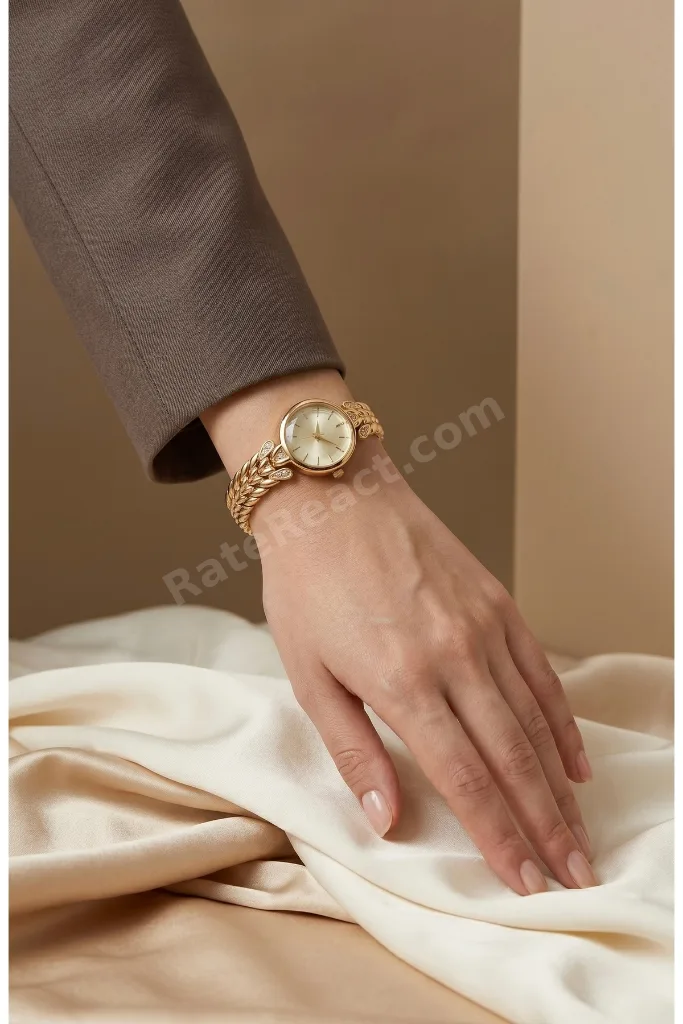 Louren Kadın Çelik Saat Gold Renk Vintage Old Money Luxury Zarif Şık Kadın Kol Saati | Limited Edition 2026