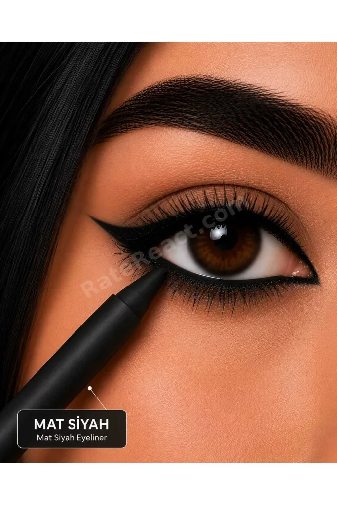 12 Renk Suya Dayanıklı Eyeliner Kalemi | Yoğun Pigment & Kalıcı Görünüm