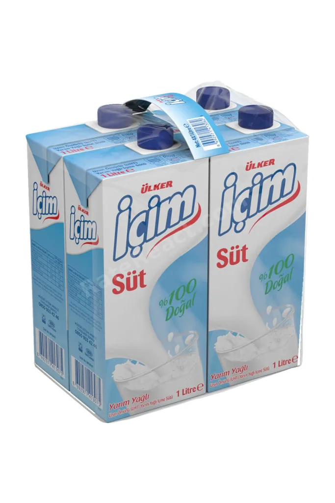 Içim Süt Uht Y.yağlı M.p. 4x1 Lt