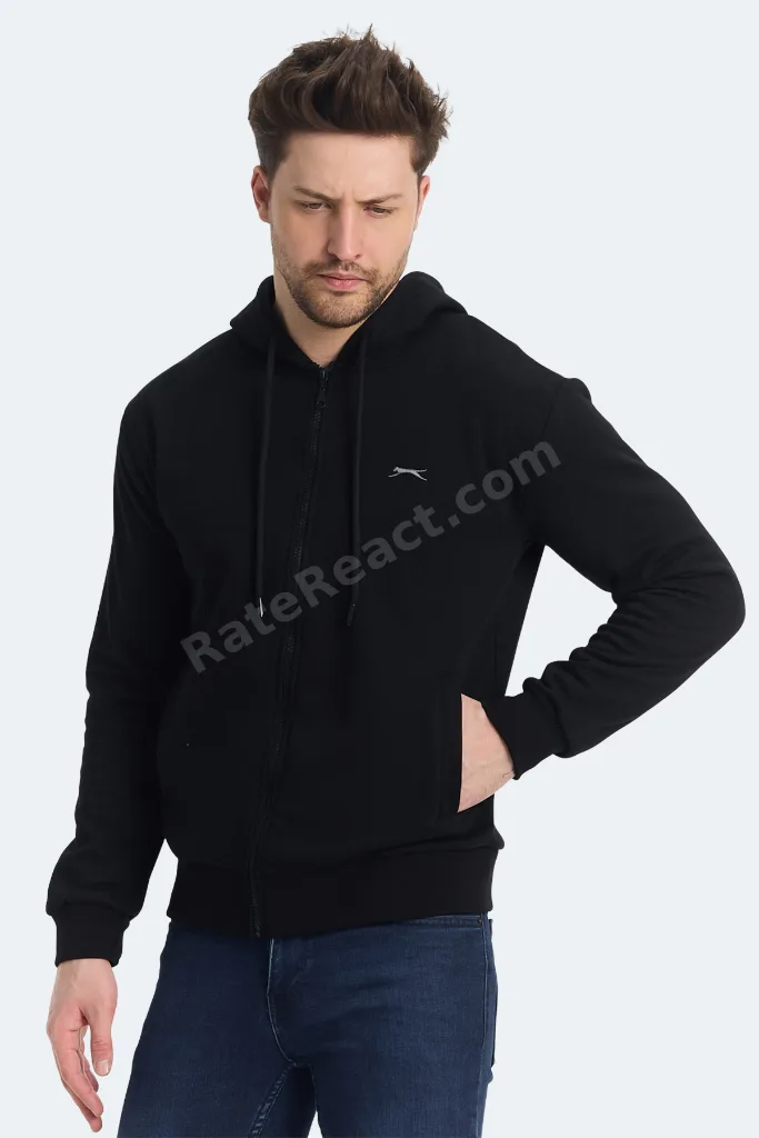 KOZZAX IN Erkek Siyah Sweatshirt