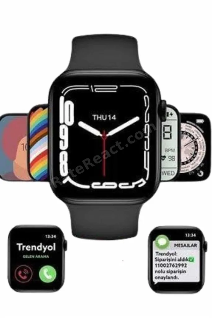Yeni Model Akıllı Saat Dokunmatik Ekran Unisex Amoled Ekran 44 Mm