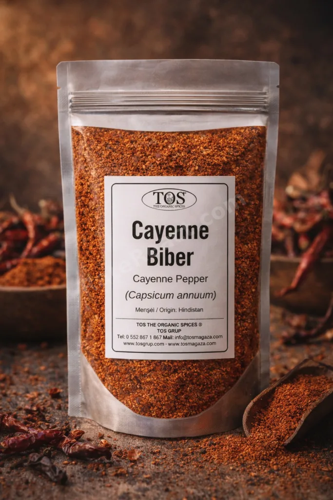 Cayenne Biber 500 gr (1. KALİTE) Capsicum Annuum / Cayenne Pepper