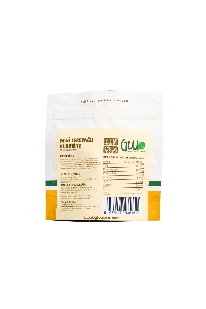 Glutensiz Mini Tereyağlı Kurabiye