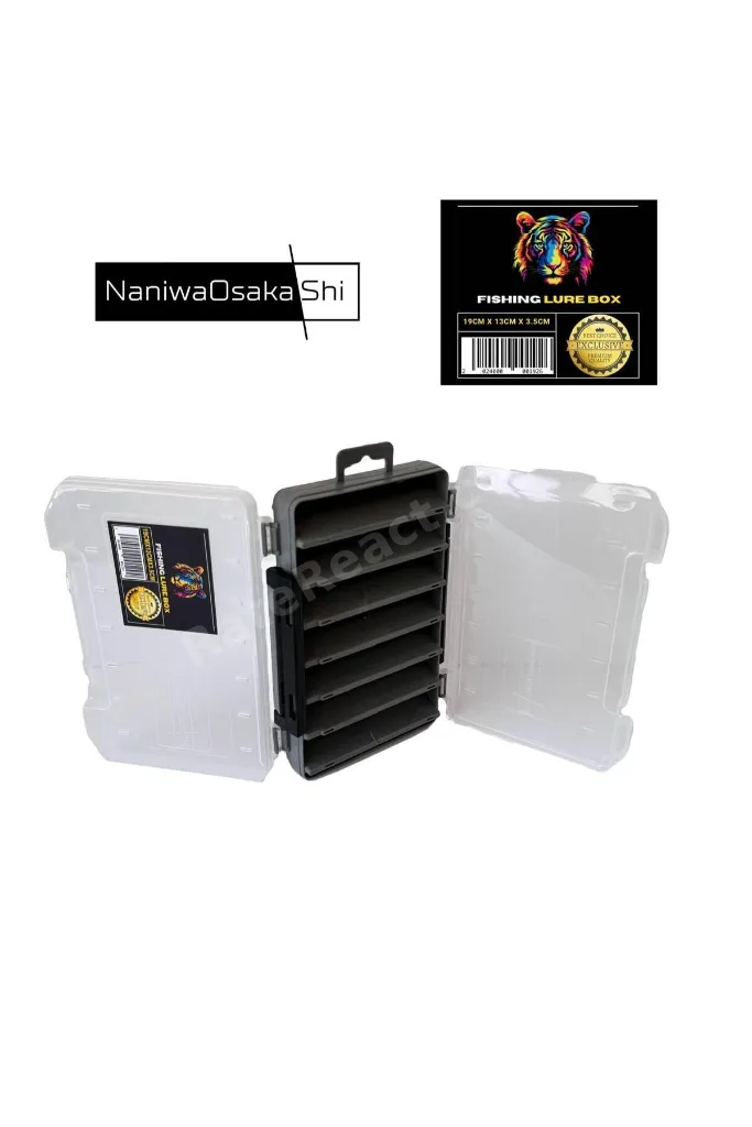 NANIWAOSAKASHI FISHING LURE BOX MAKET BALIK KUTUSU