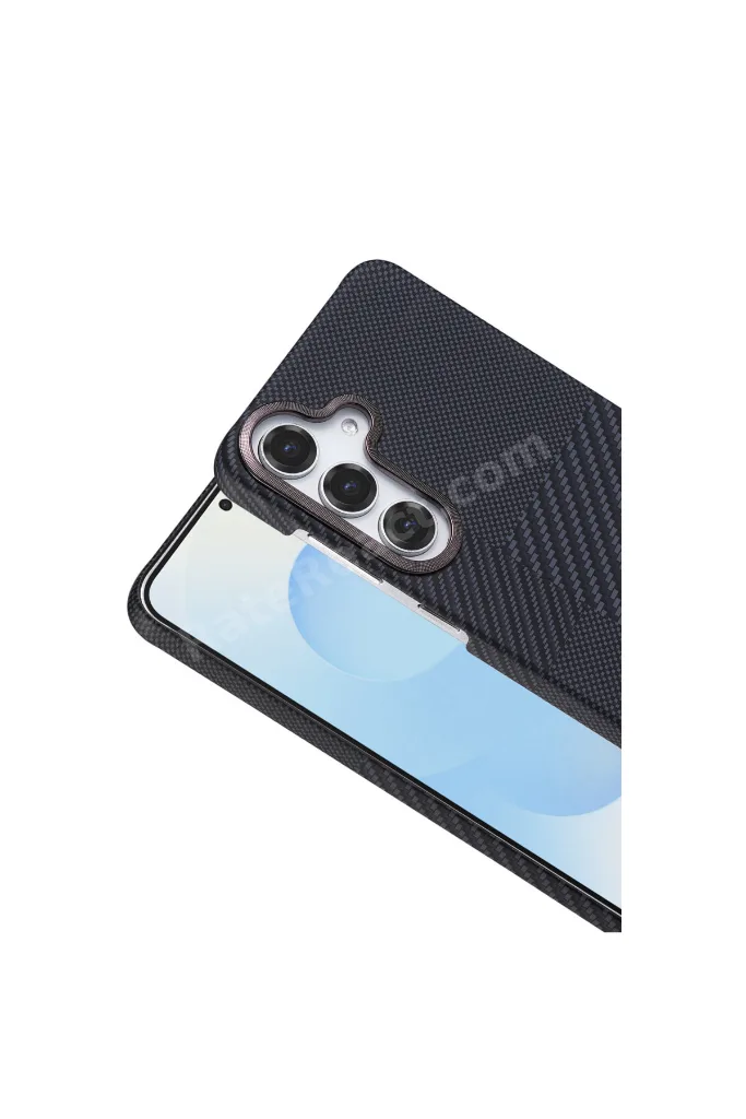 Galaxy S26 Kılıf Kamera Korumalı Karbon Magsafe Özellikli Mega Kapak