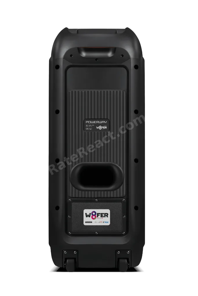 WOOFER 140W Hoparlör Gitar Saz Girişli Karaoke Parti Ses Sistemi Dijital Ekran +Bass