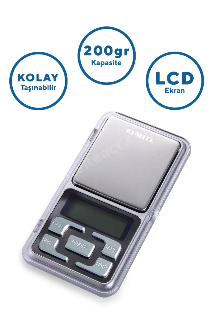Dijital Hassas Elektronik Kuyumcu Cep Tartısı Hjs-01