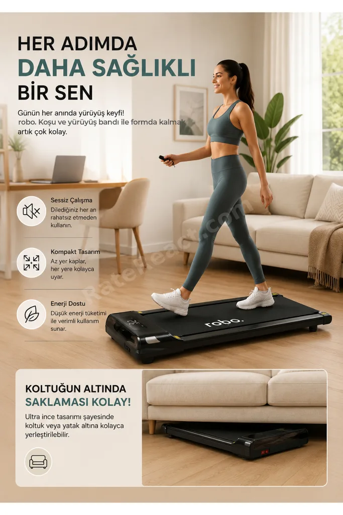 Katlanır Yürüyüş Ve Koşu bandı