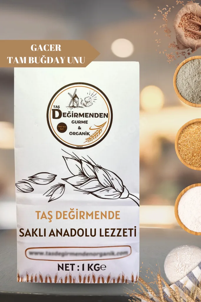 Gacer Tam Buğday Unu - 1 Kilo