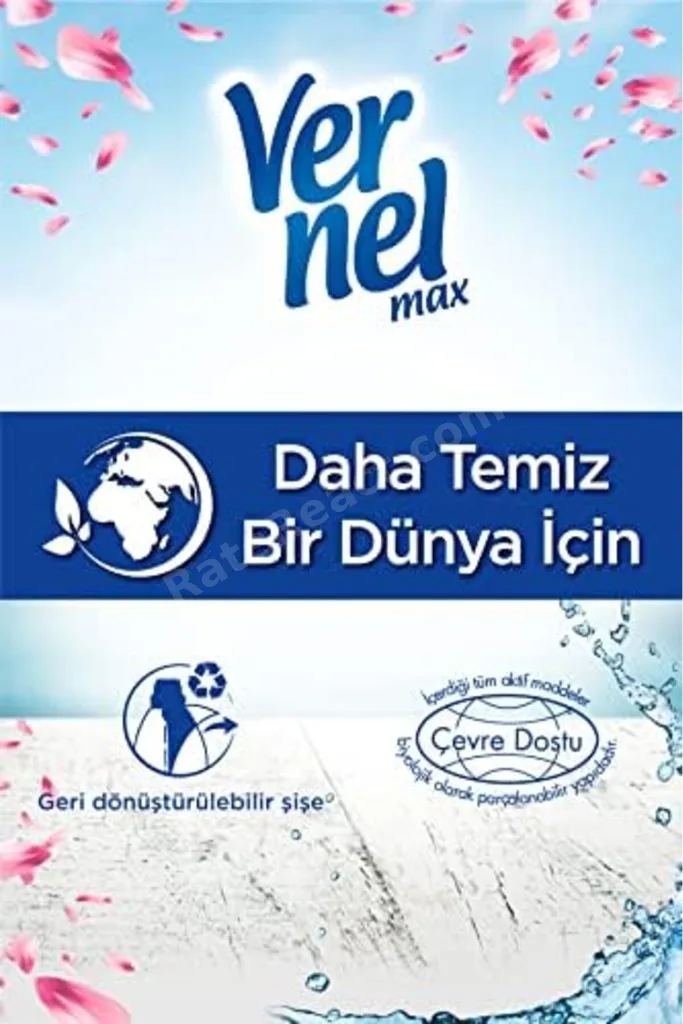 TTKTEKNOLOJİ Vernel max Taze Sensitive Alerjik Ciltler için Boya İçermeyen 60 Yıkama Konsantre Çamaş