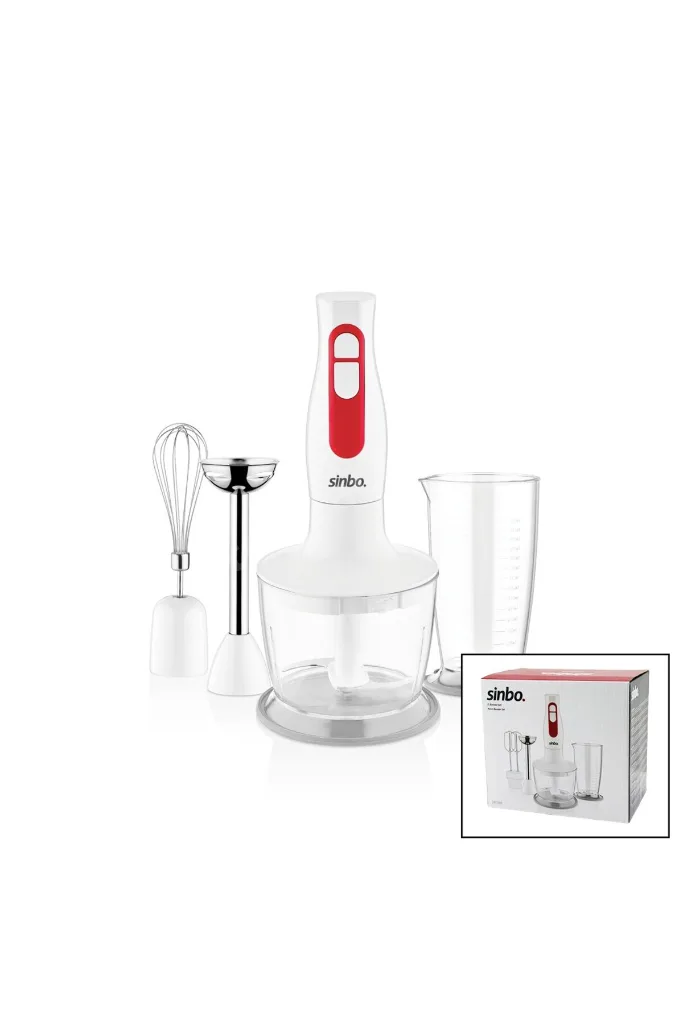 TURBO EL BLENDER SETİ DOĞRAYICI- MİKSER- BLENDER 2 KADEME HIZ 600ML HAZNE - 700ML ÖLÇÜ KABI SHB-3100