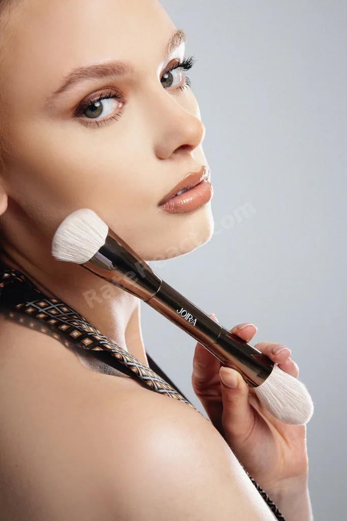 High End Pro Çift Taraflı Likit Allık/Bronzer/Toz Allık Fırçası 69S