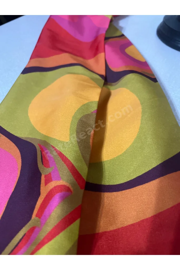 Afrika modeli telli bandana saç aksesuarı kumaş toka