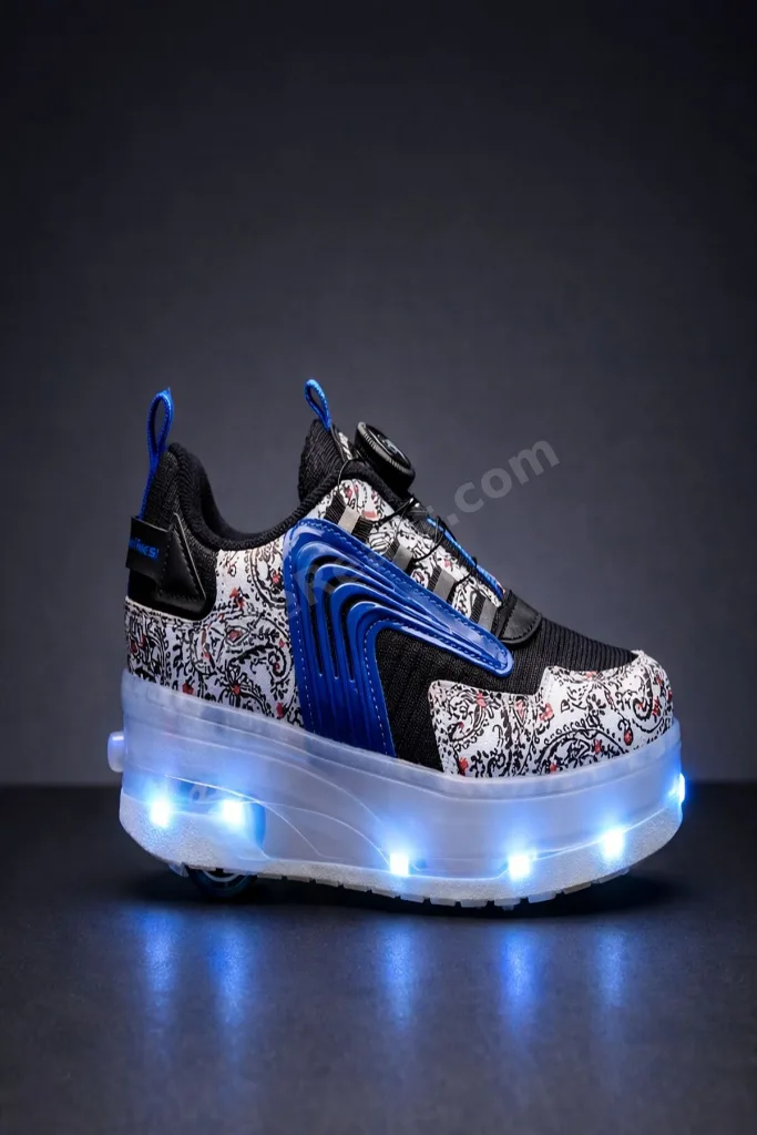 FLOW Çocuk Işıklı Patenli Tekerlekli Sneaker Spor Ayakkabı