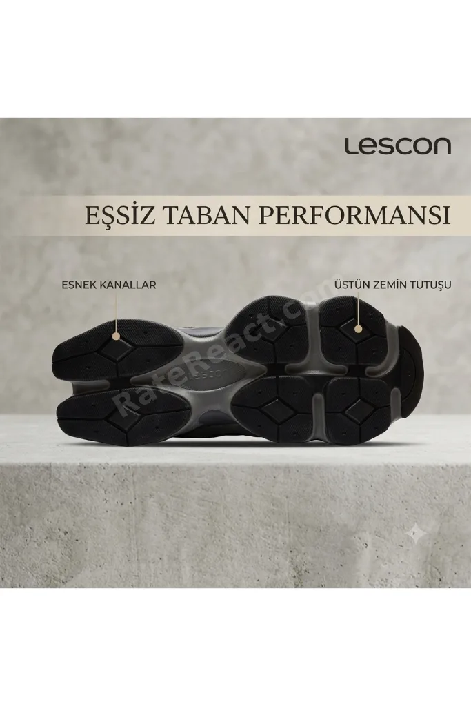 Unisex Bej 4 Mevsim Sneaker Terletmez Kaydırmaz Koku Yapmaz Ortopedik Tarz Yürüyüş Ayakkabısı