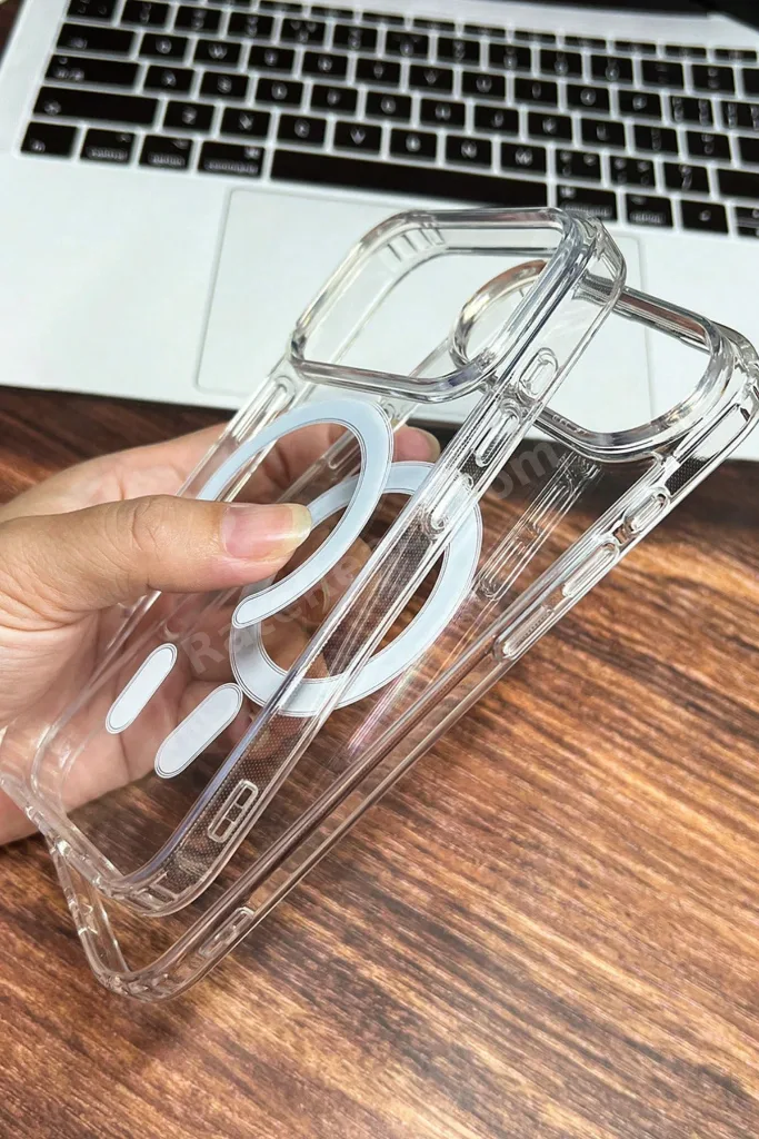 Apple İphone 17 PRO MAX Uyumlu Şeffaf MagSafe Kılıf Darbe Emici Silikon, Kamera Korumalı, Manyetik