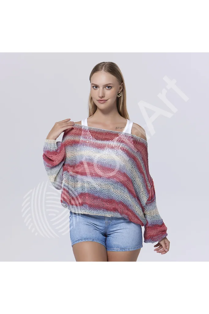 Jeans Crazy - Ebruli El Örgü Ipi Ebruli-8215