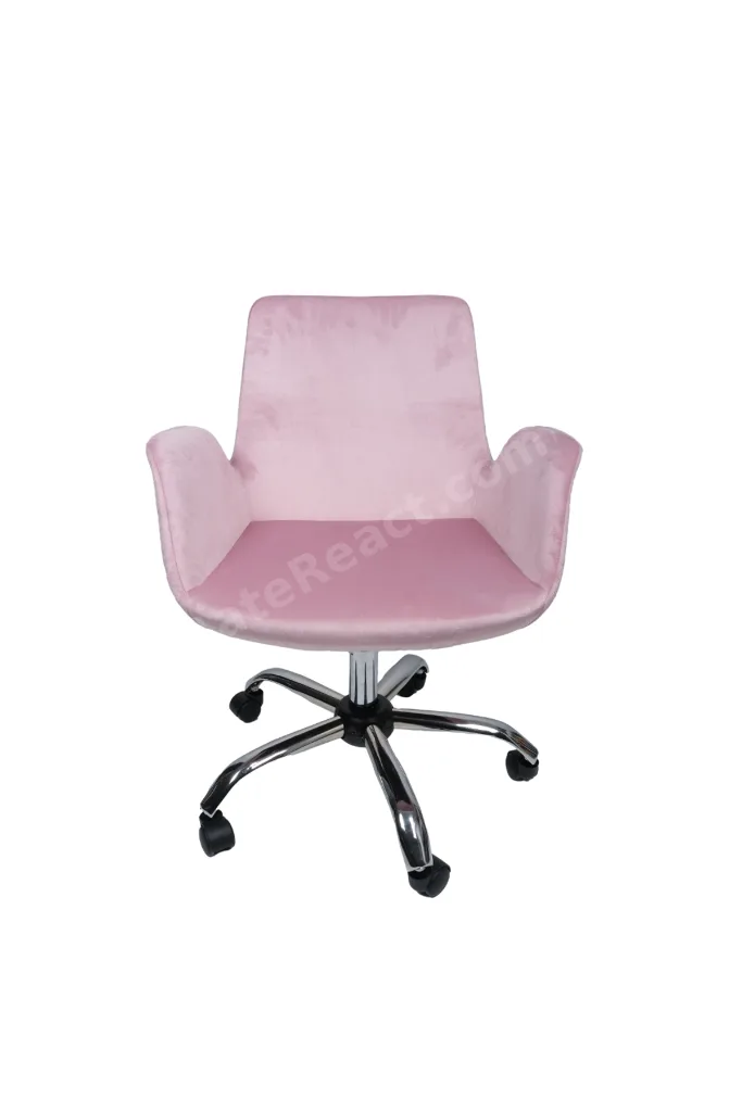 Krom Metal Ayaklı | Ofis, Çocuk Odası Çalışma Sandalyesi (Ayarlanabilir) MAKİ KOLLU