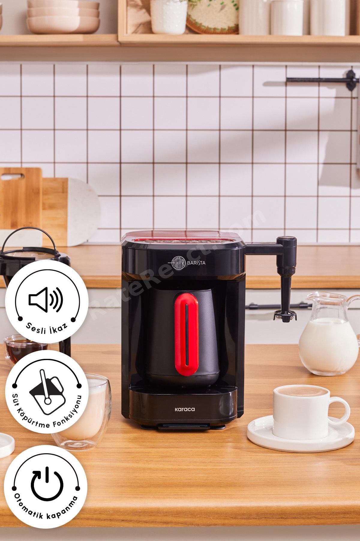 Hatır Barista Cappuccino ve Türk Kahve Makinesi İmperial Red