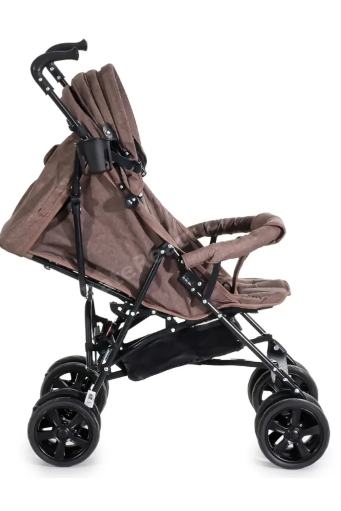 Siena Hafif Doğumdan 3 Yaşına Kadar Kullanılabilen Baston Bebek Arabası Kahverengi