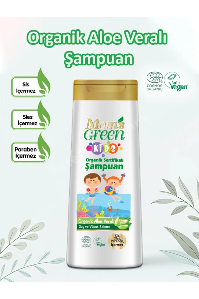 2'li Set Kids Organik Aloeveralı Çocuk Şampuanı 400 ml 400 ml