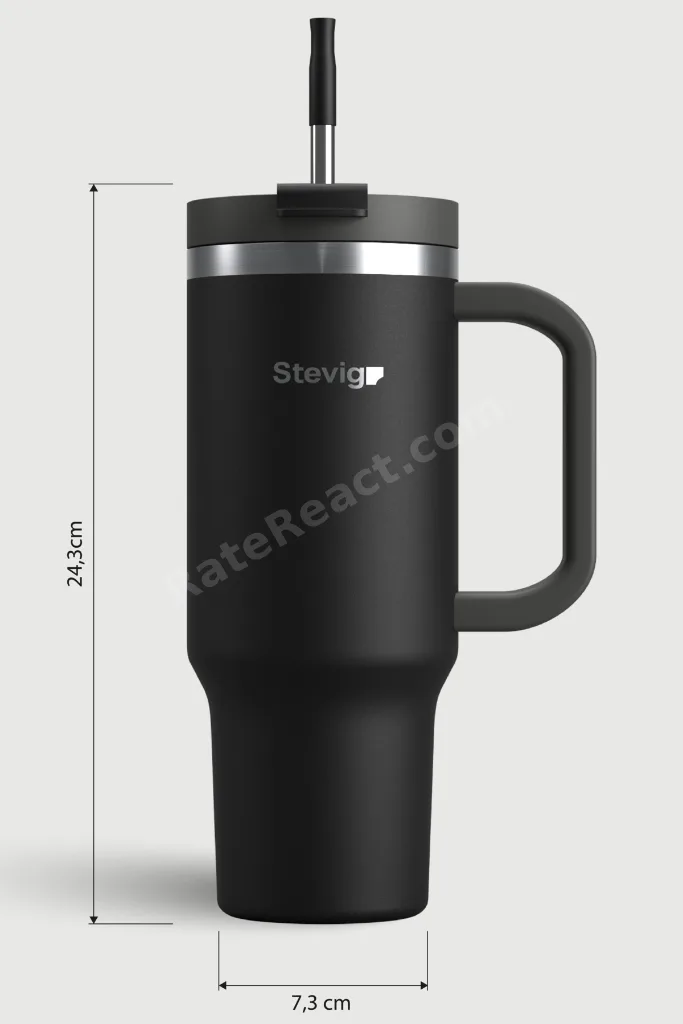2 Moods Tuck-in Tumbler Sızdırmaz Çelik Termos 900 ML Black ST-236