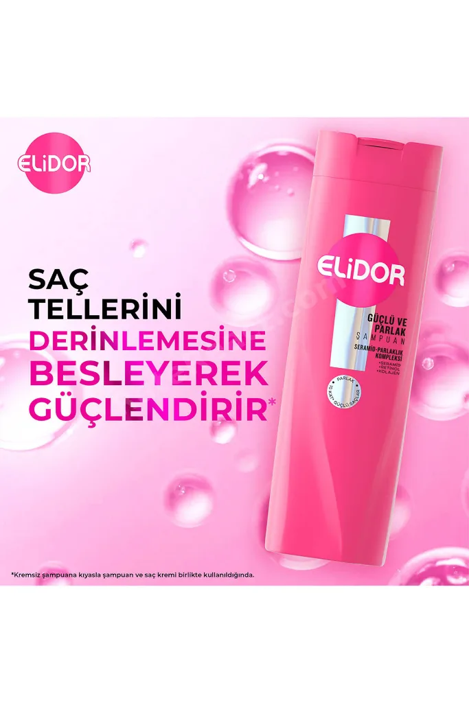Saç Bakım Şampuanı Güçlü ve Parlak 200 ml x4