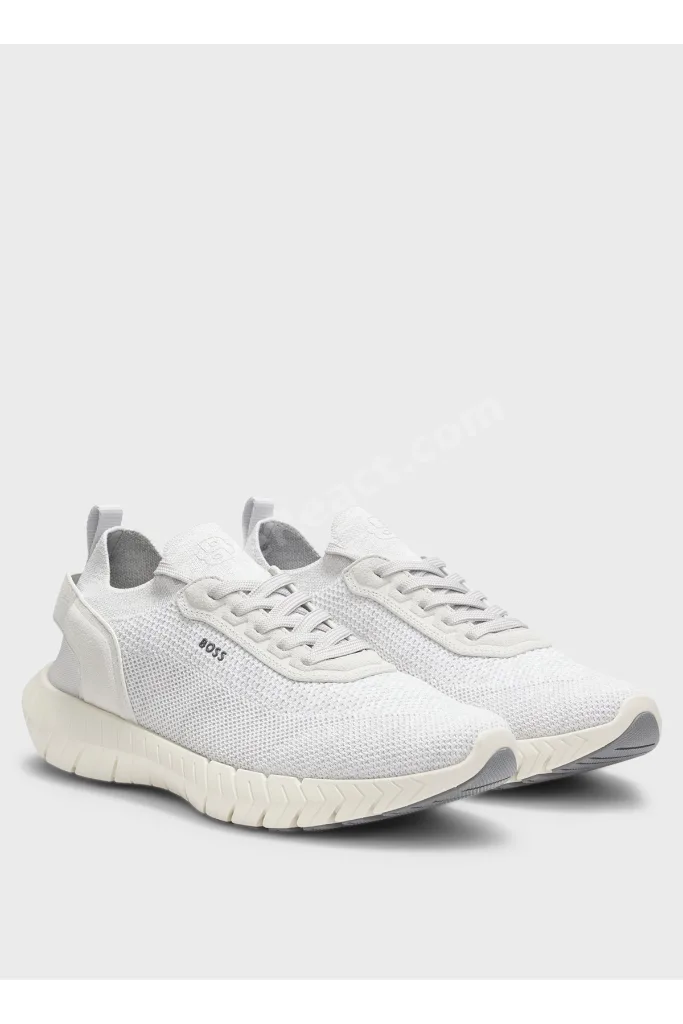 Beyaz Erkek Sneaker BOSS-MOTION_Slon_kns 10277950 01