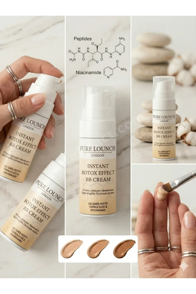 Instant Botox Effect BB Cream 15 ml - Yaşlanma Karşıtı, Kırışıklık Karşıtı Aydınlatıcı Kapatıcı