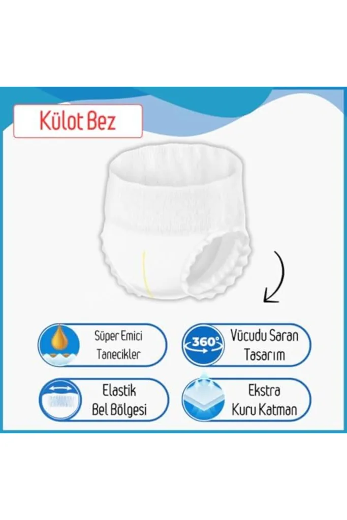 TTKTEKNOLOJİ Yetişkin Hasta Emici Külot Bez Large (L) 7 Adet – Yüksek Emicilik, Sızdırmaz TTKTEKNOLO