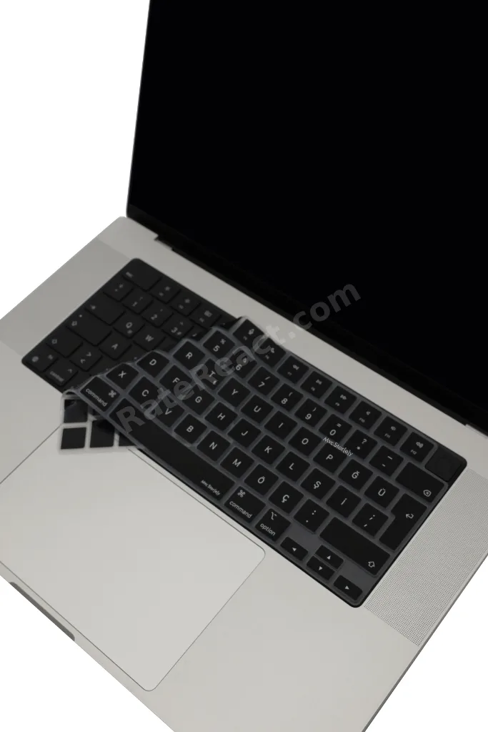 MacBook Air Pro Neo Klavye Koruyucu Türkçe‑Q Baskı M5 M4 M1 Silikon Kapak Toz Dökülme Çizilme Koruma