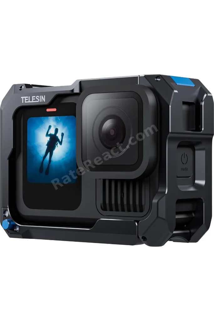 Gopro HERO13 Black Için Alüminyum Kafes (Gopro Hero9/10/11/12/13 Black Uyumlu)