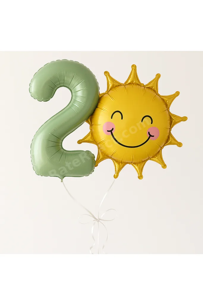 Güneş Balon ADAÇAYI Yeşil 1 Yaş Demeti 2 parça