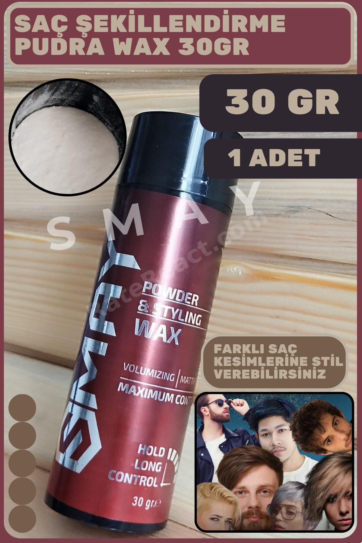 Saç Şekillendirme Pudra Wax 30GR,Wax Saç Pudrası,Saç Şekillendirici Toz Pudra,Şekillendirici Saç