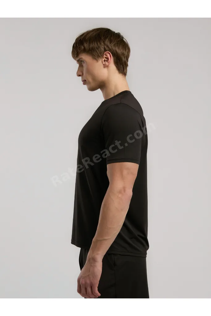 Everfit Training Essentials Siyah Erkek Tişört