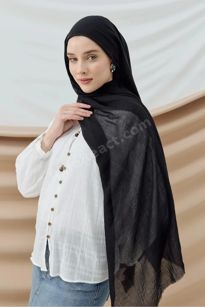 Aya Serisi Şal- Siyah