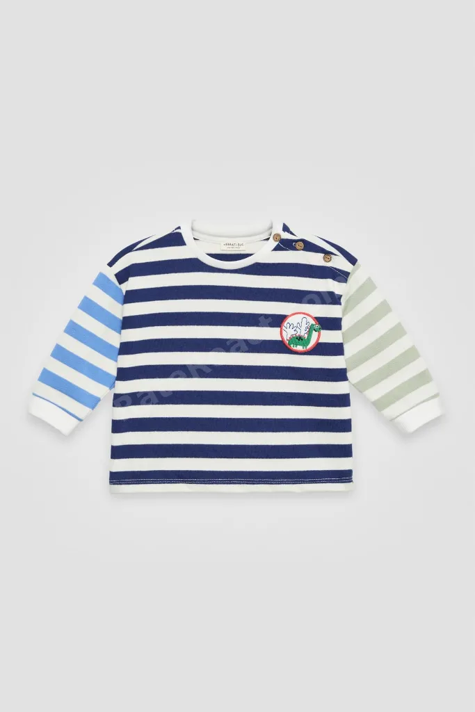 BG Store Erkek Bebek Çizgili Eşofman Takım