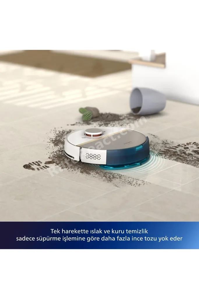 7000 Serisi HomeRun Aqua Islak Kuru Robot Süpürge, Sarj İstasyonlu, XU7000/02