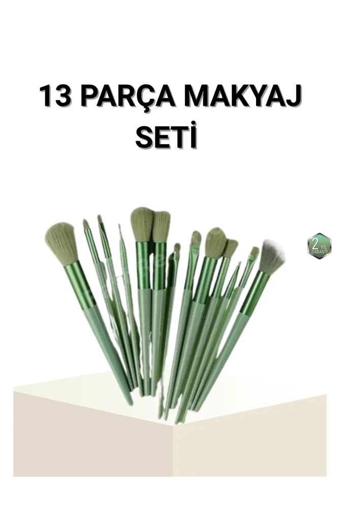 13’lü Profesyonel Makyaj Fırça Seti – Yumuşak Sentetik Kıllı, Tüm Cilt Tiplerine Uygun