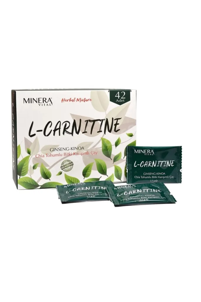 L-Carnitine Form Çayı Ginseng-Kinoa-Chia Tohumlu Bitki Karışım 2.5 Gr X 42 Li Toz Şaset