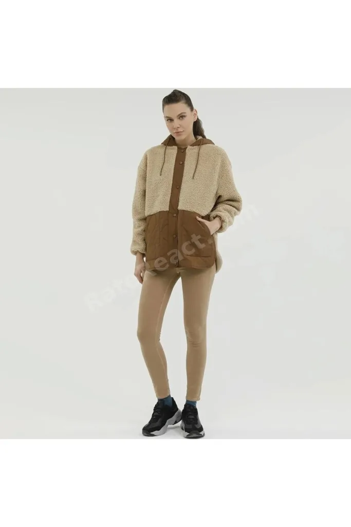 4W Wl Hannah 4PR Kadın Mont Camel 6CT2008 101888414